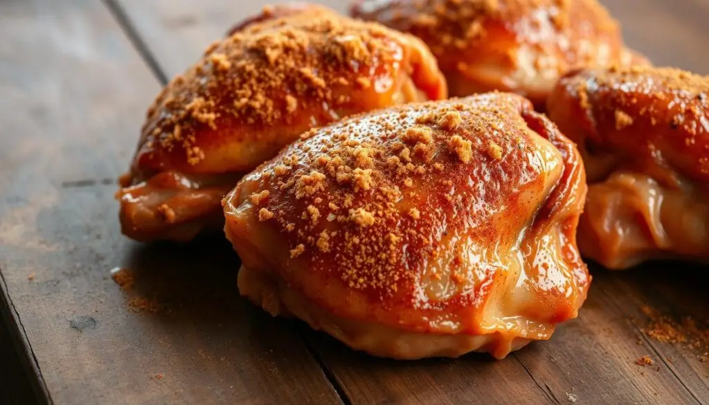 Seasoning Smoked Chicken Thighs